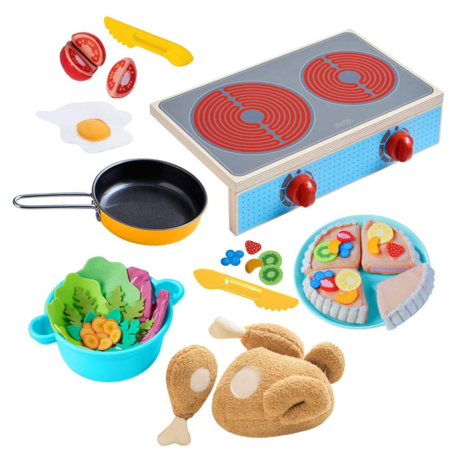 New HABA Let'S Make Dinner Play Food Bundle