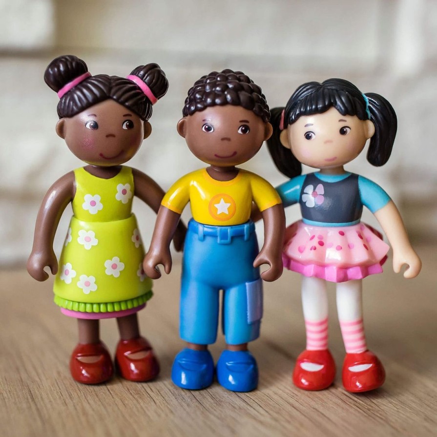 Online HABA Little Friends Lara Doll With Black Pigtails