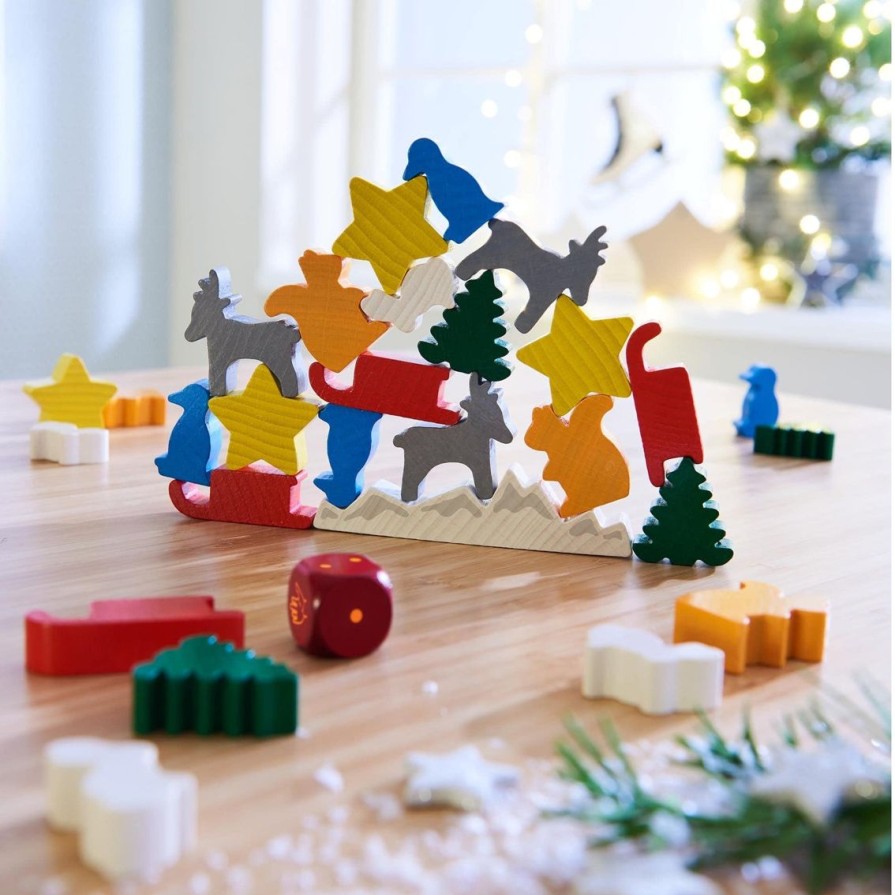 Clearance HABA Animal Upon Animal Christmas Stacking Game