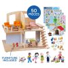 Best HABA Little Friends Family Fun Dollhouse Bundle With Doghouse