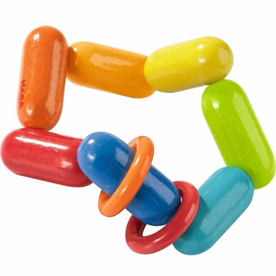 Best HABA Dilly-Dally Wooden Rattle With Plastic Rings