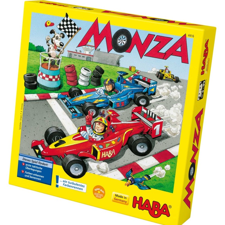 New HABA Monza Car Racing Board Game