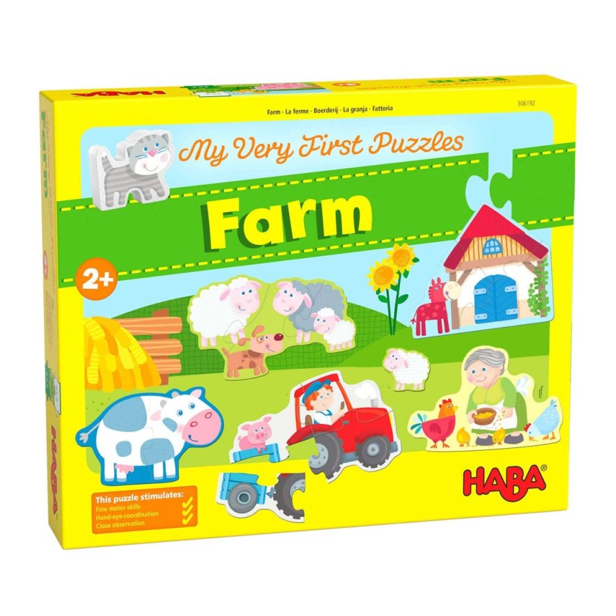 New HABA My Very First Puzzles - Farm