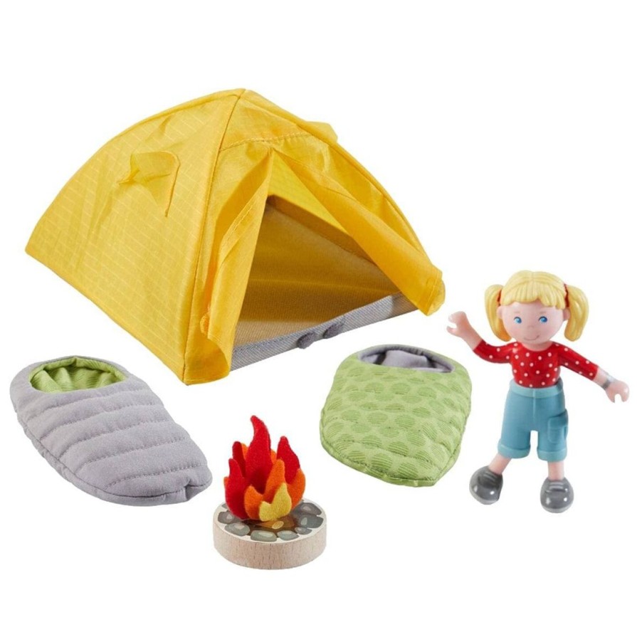 Hot HABA Little Friends Camping Trip Play Set With Sleeping Bags