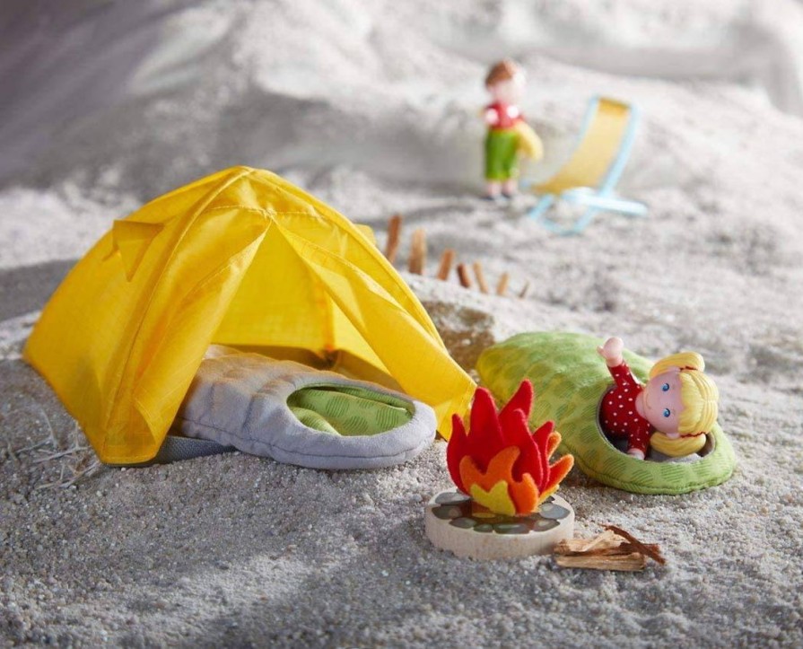 Hot HABA Little Friends Camping Trip Play Set With Sleeping Bags