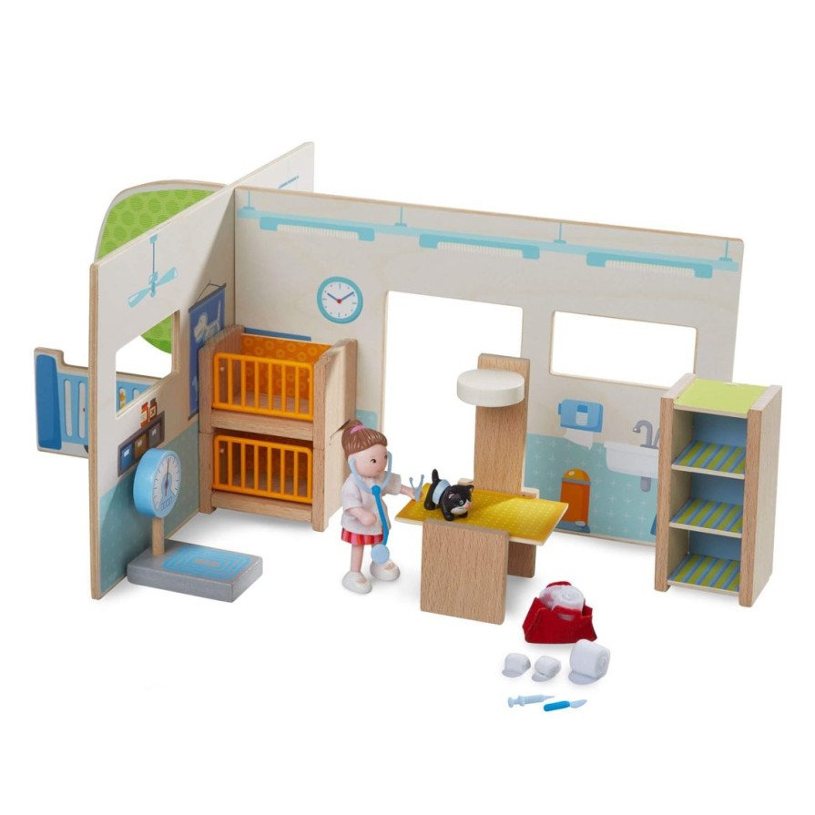 New HABA Little Friends Vet Clinic Play Set With Rebecca Doll