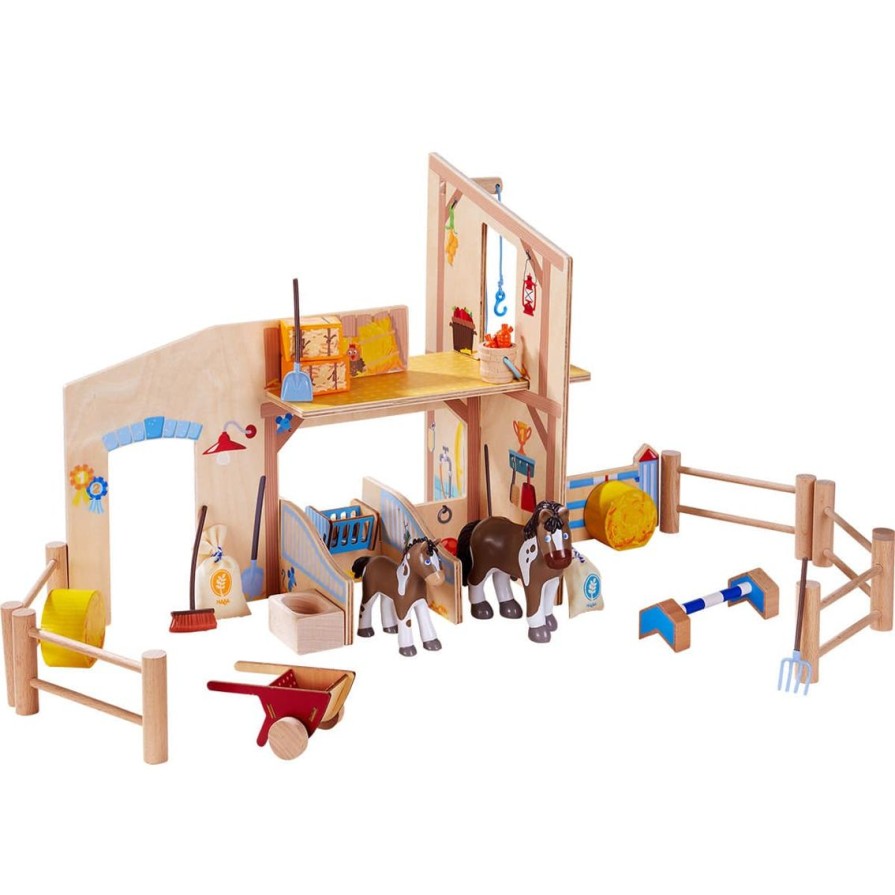 Hot HABA Little Friends Happy Horse Riding Stable