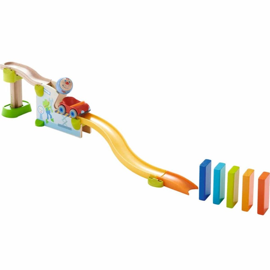 Wholesale HABA Kullerbu Jump Into Car Dominos Play Set