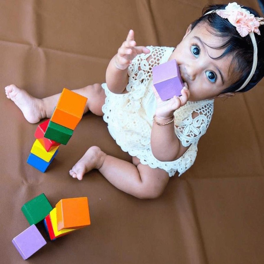 Hot HABA Baby'S First Wood Basic Blocks