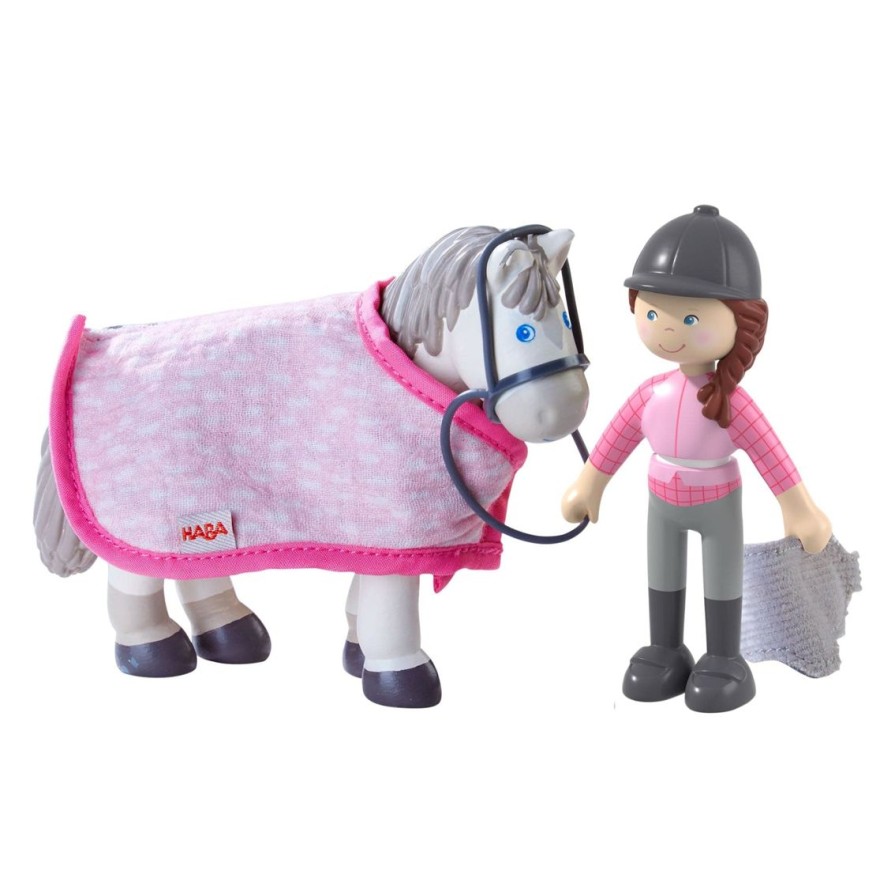 Clearance HABA Little Friends Rider Sanya And Horse Saphira Play Set