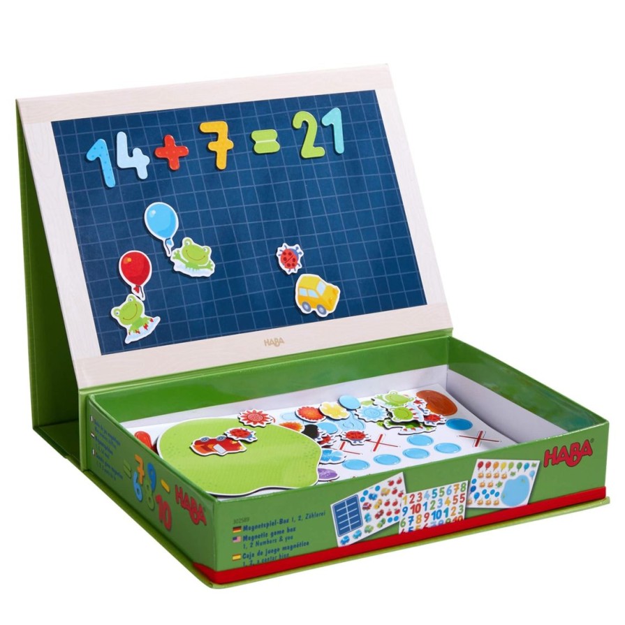 Hot HABA 1, 2 Numbers & You Magnetic 158 Piece Game Box