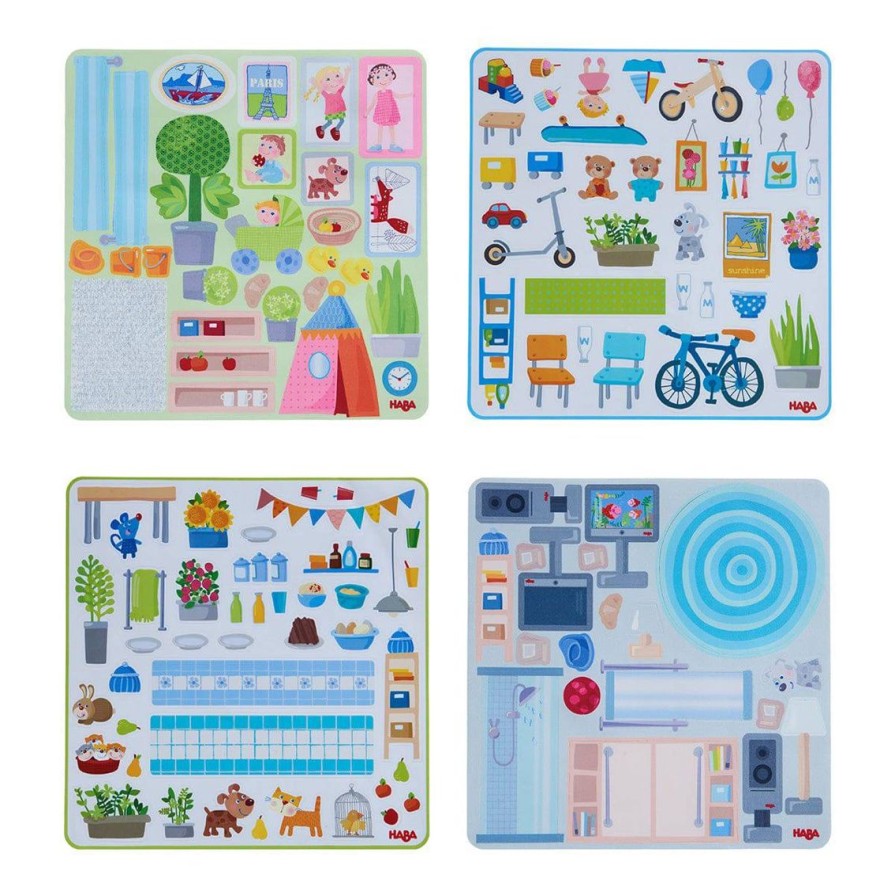 Hot HABA Little Friends Town Villa Decorative Decals