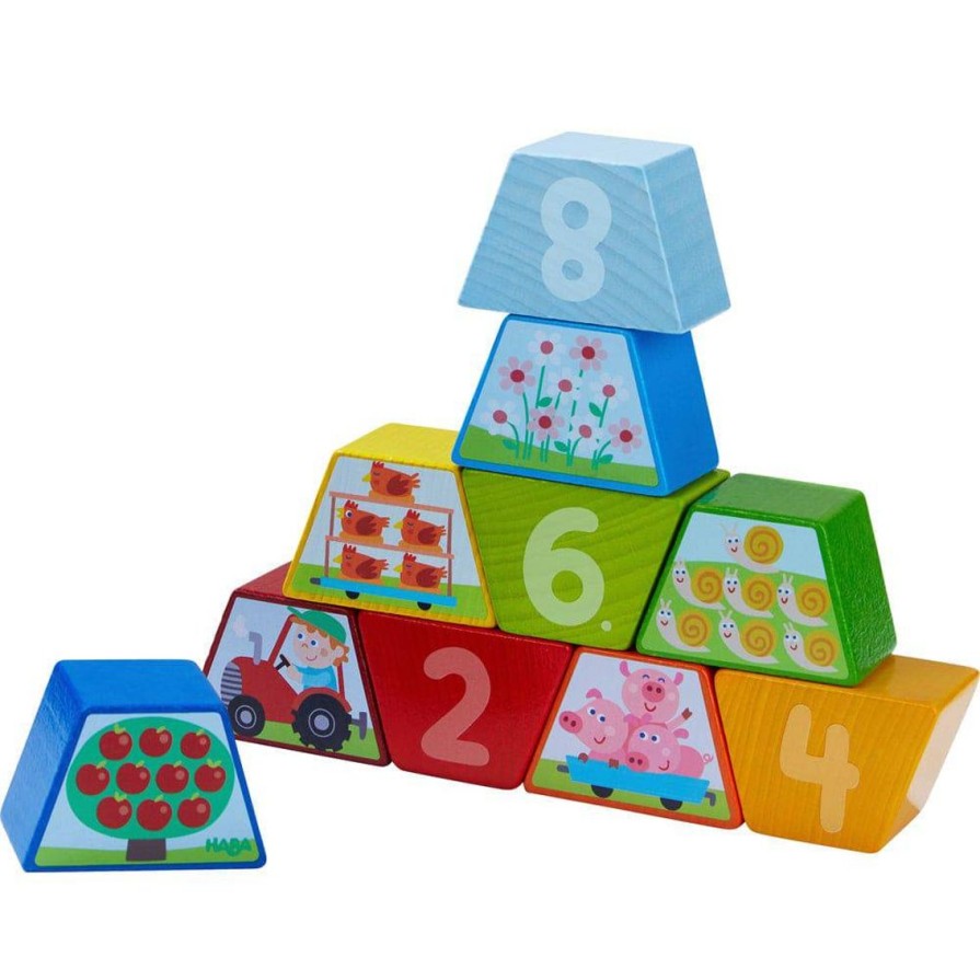 Hot HABA Numbers Farm Wooden Arranging Game