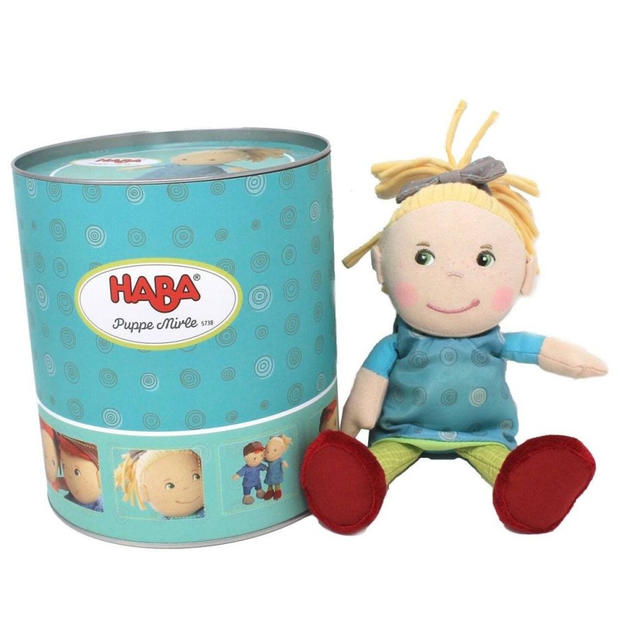 Hot HABA Mirle Soft 8" Baby Doll In Gift Tin