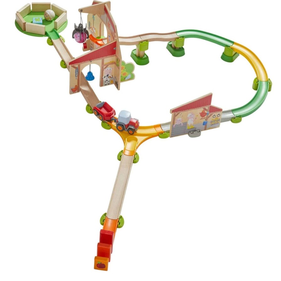 Clearance HABA Kullerbu Farmyard Play Track Starter Set With Sound