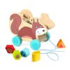 Hot HABA Squirrel Pull Along Toy Sorting Box