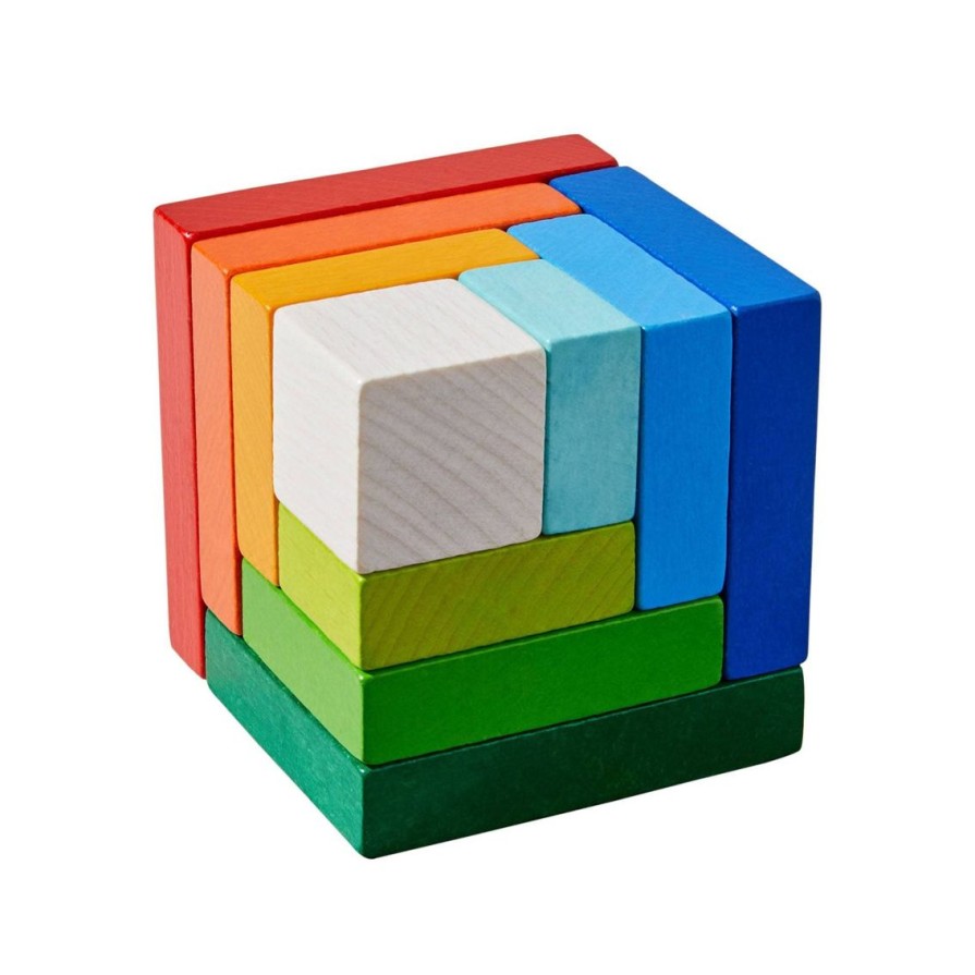 Wholesale HABA 3D Rainbow Cube Arranging Game