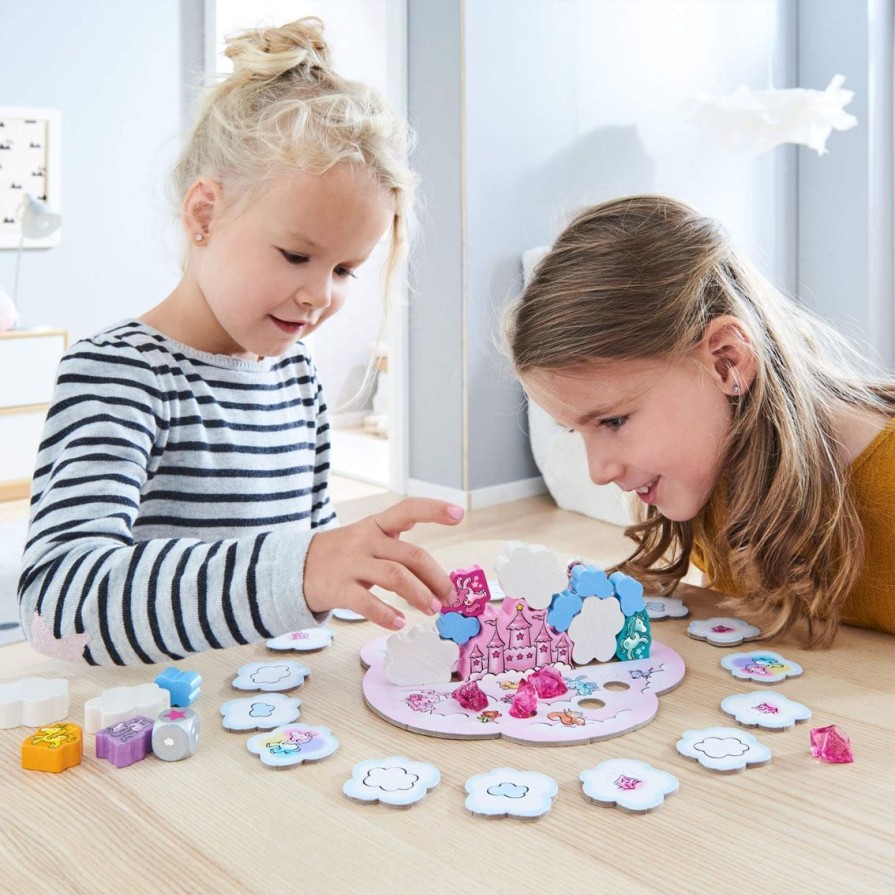 New HABA Unicorn Glitterluck - Cloud Stacking Game