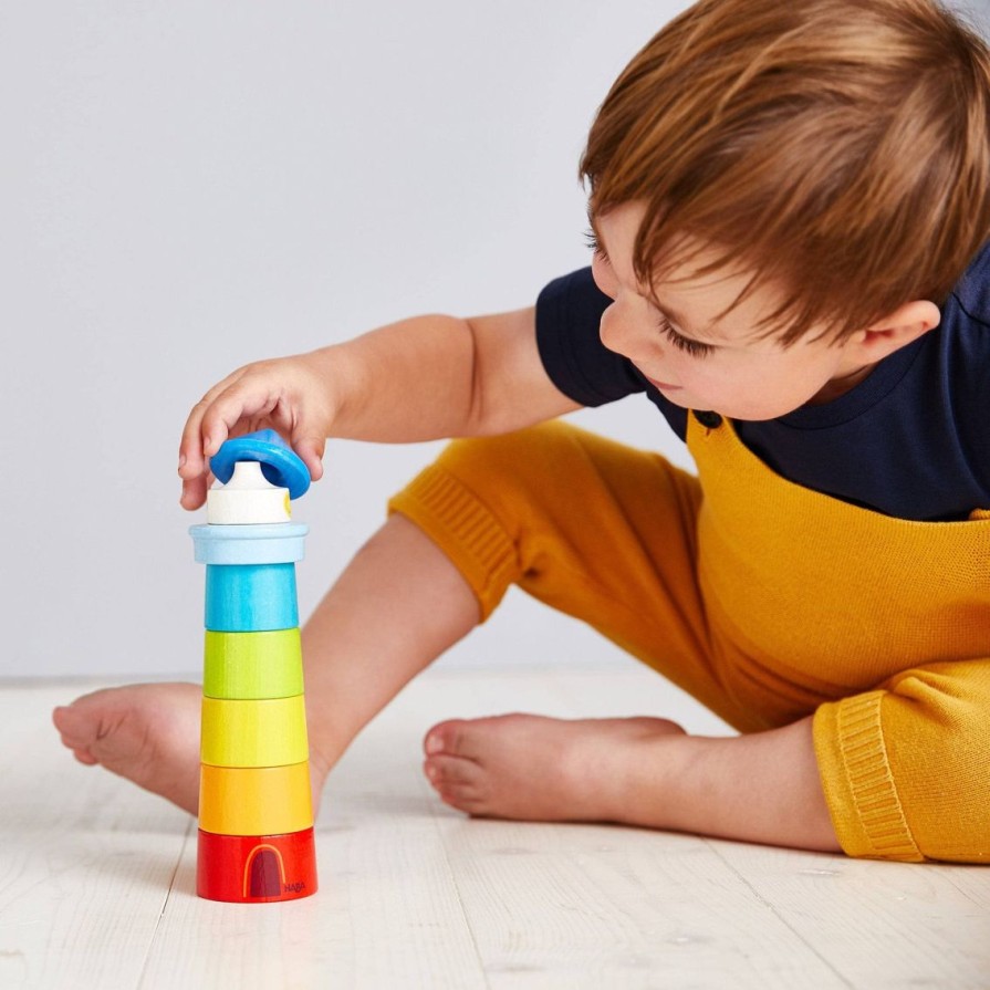 Best HABA Lighthouse Wooden Rainbow Stacker