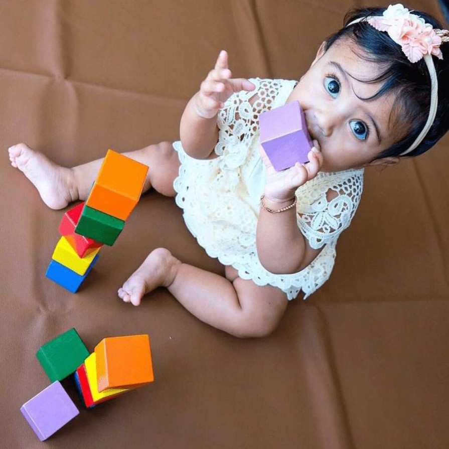 New HABA Baby'S First Wood Basic Blocks