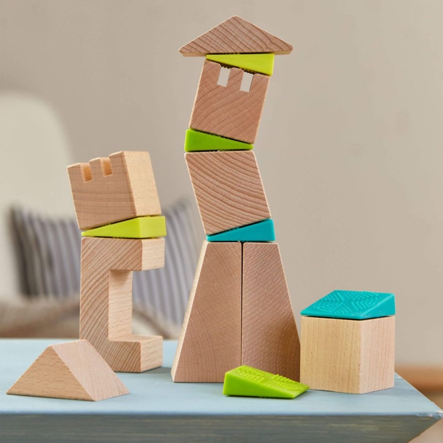 New HABA Crooked Towers Wooden Blocks