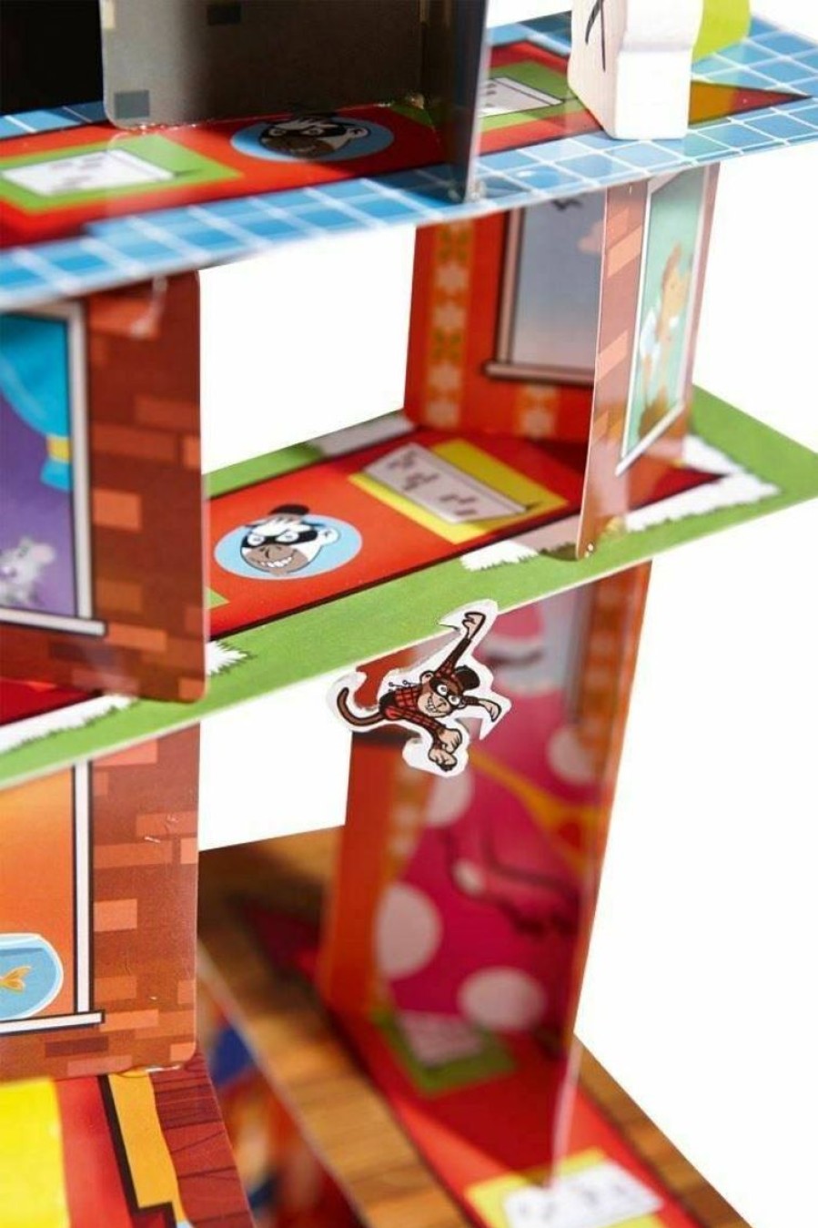 Clearance HABA Rhino Hero - Super Battle Stacking Game