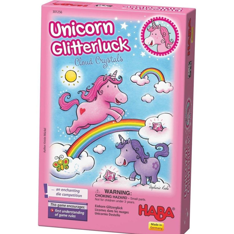 Wholesale HABA Unicorn Glitterluck - Cloud Crystals Game