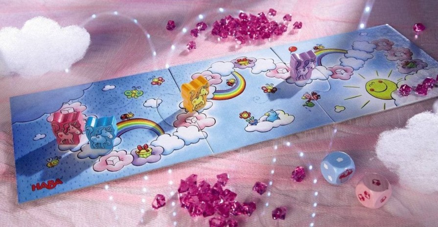 Wholesale HABA Unicorn Glitterluck - Cloud Crystals Game