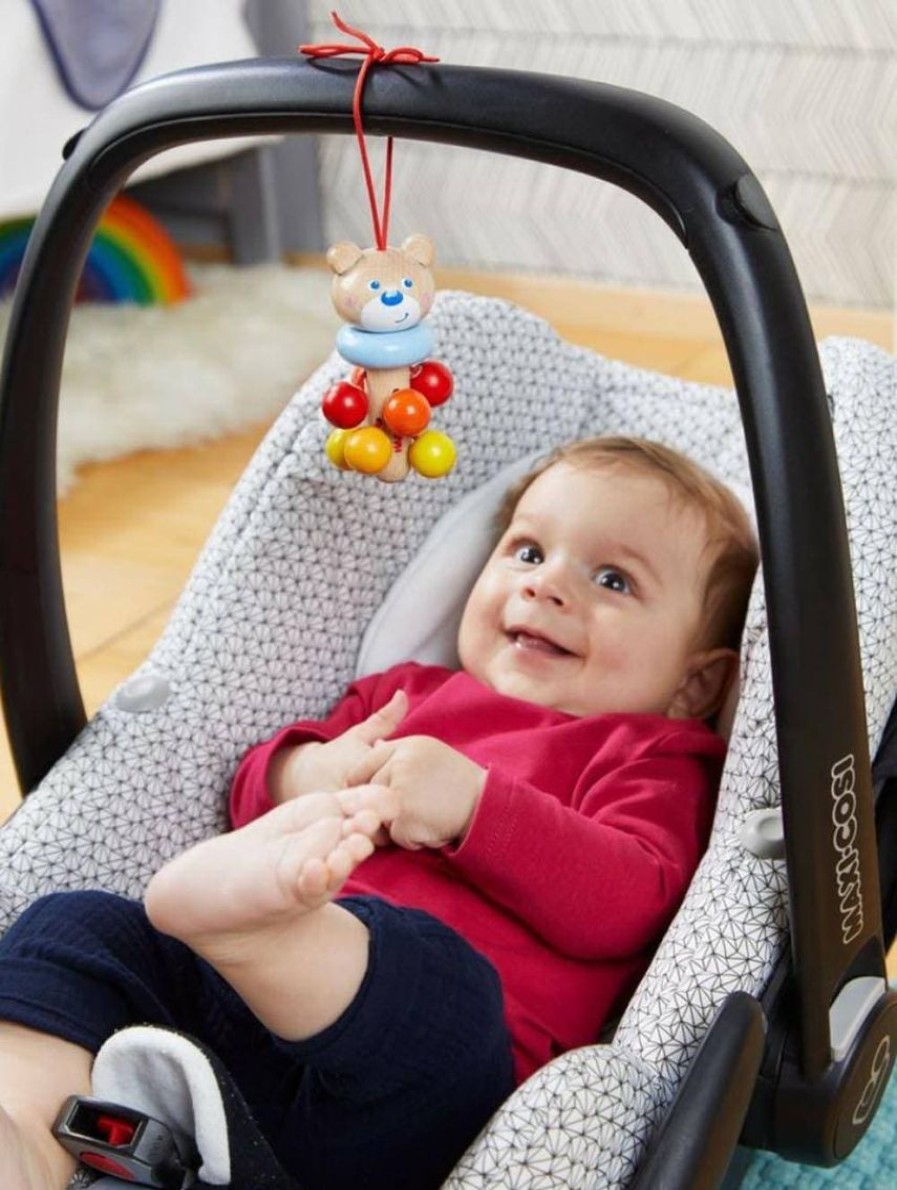 Best HABA Dangling Figure Bear Stroller & Crib Toy