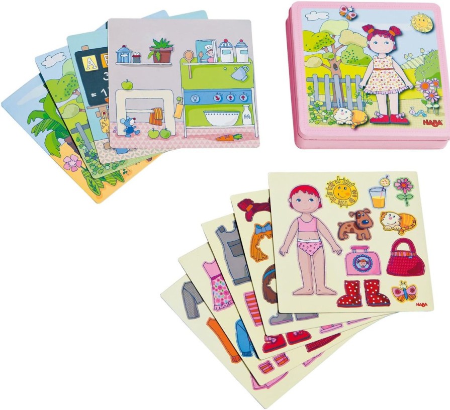 New HABA Dress-Up Doll Lilli Magnetic Game