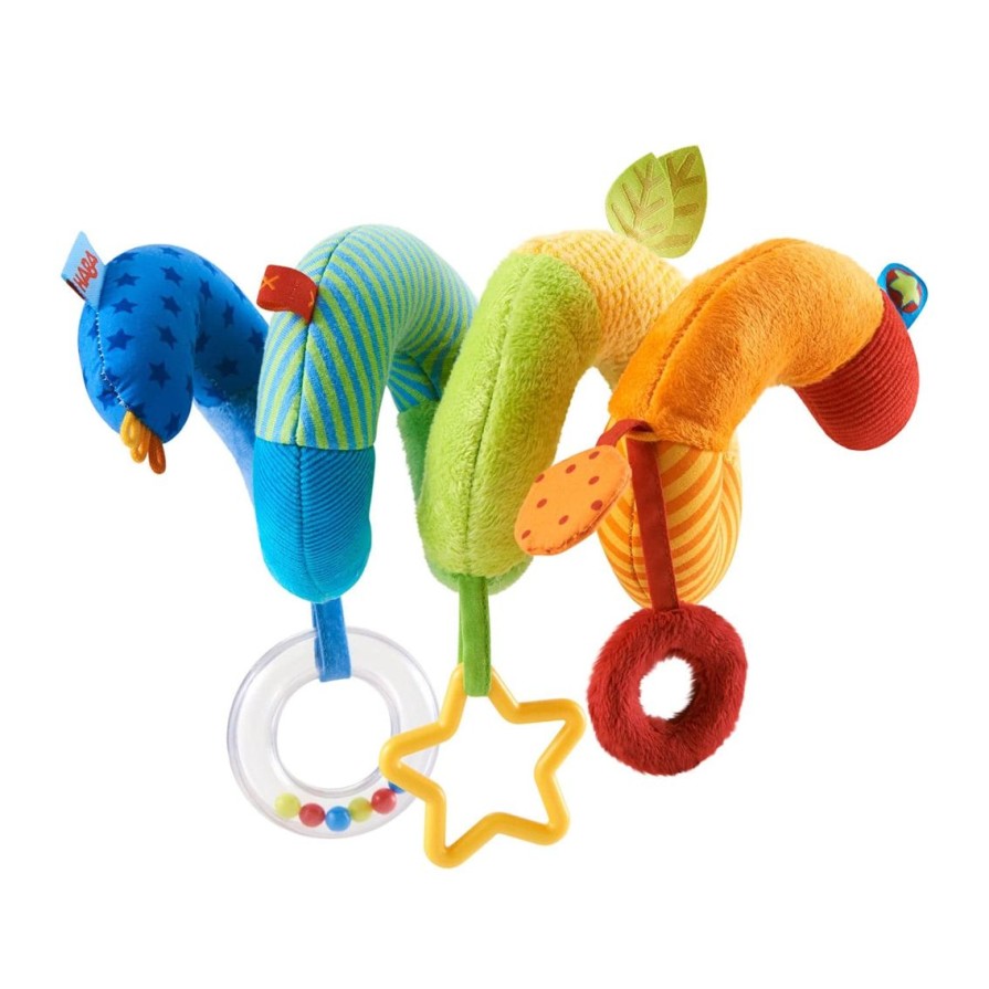 Hot HABA Rainbow Activity Spiral Stroller Toy