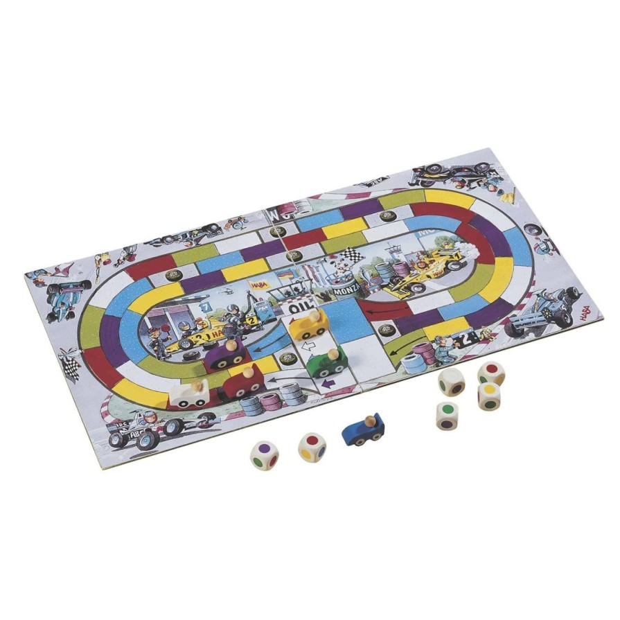 New HABA Monza Car Racing Board Game