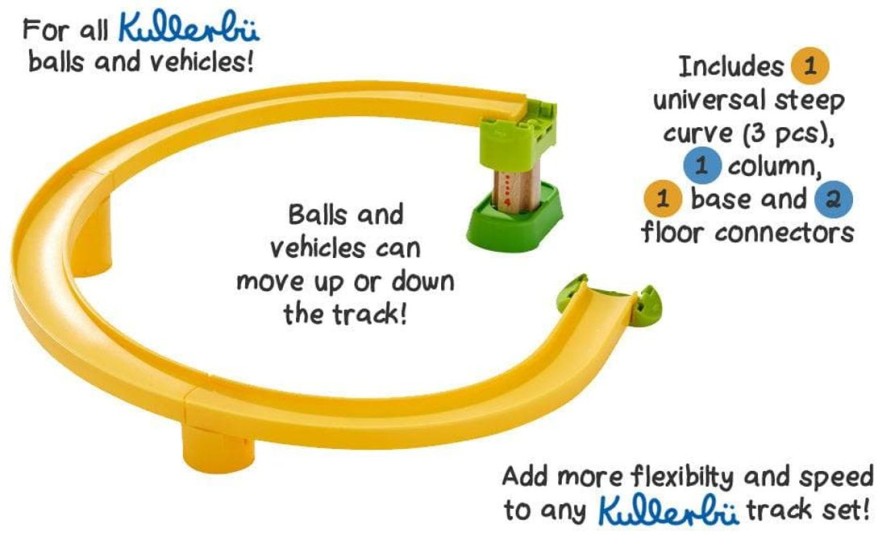 New HABA Kullerbu Universal Steep Curve Track Accessory