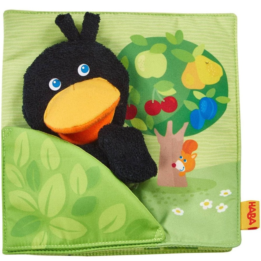 Best HABA Orchard Soft Book With Raven Finger Puppet