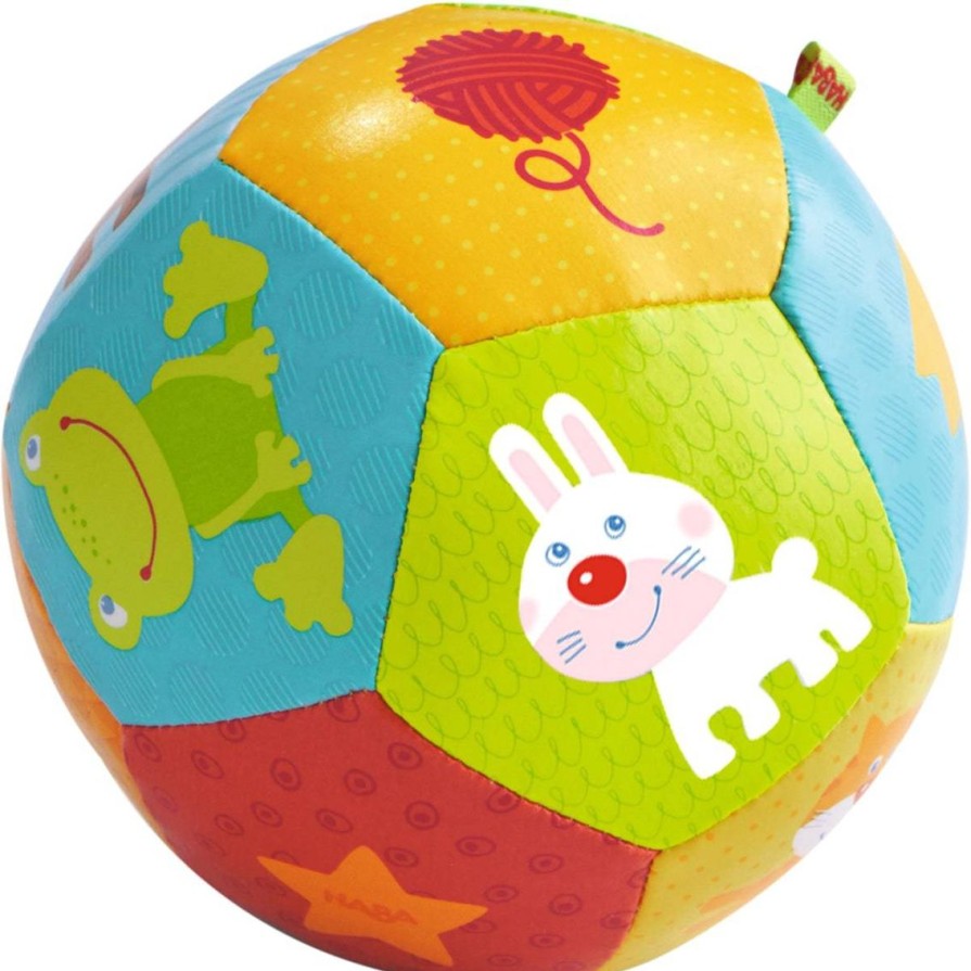 Clearance HABA Animal Friends, 4 1/2" Soft Baby Ball