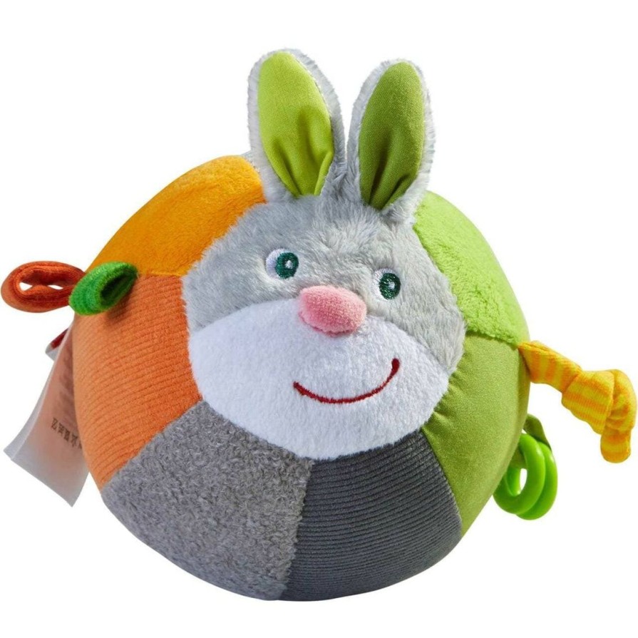 Wholesale HABA Soft Bunny Ball With Rattling Effects