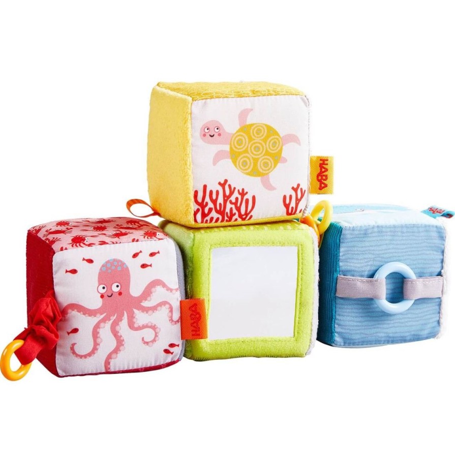 Hot HABA Marine World Soft Baby Discovery Cubes