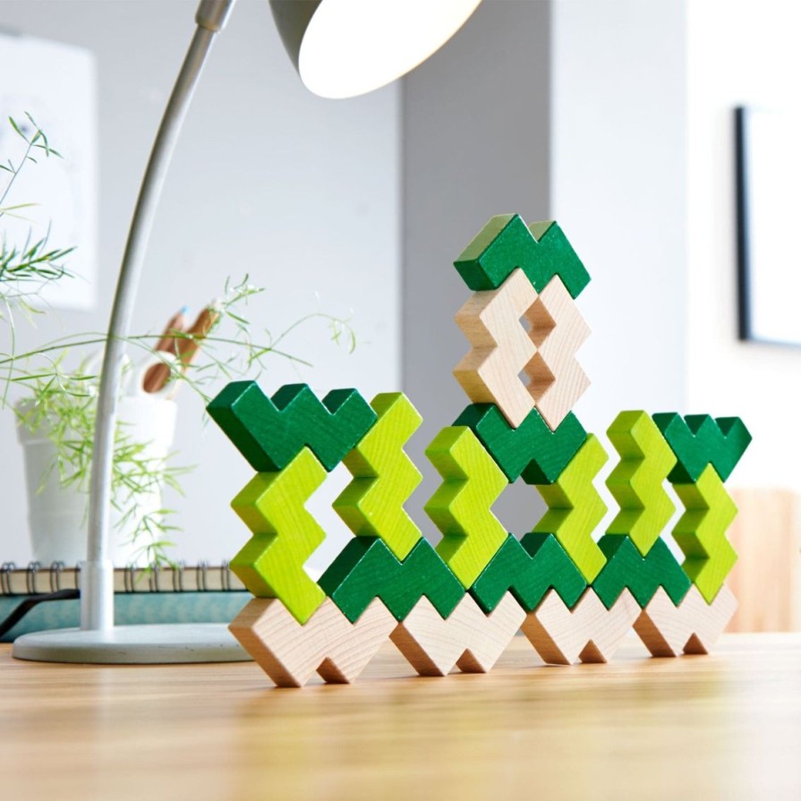 New HABA 3D Viridis Wooden Stacking Game